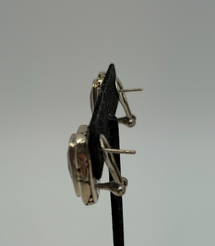 Faceted Citrine Rectangle Solitaire 925 Sterling … - image 4