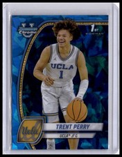 2024-25 Bowman University Chrome Sapphire #67 Trent Perry