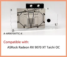 Granzon GPU Wasserblock für ASRock Radeon RX 9070 XT Taichi OC