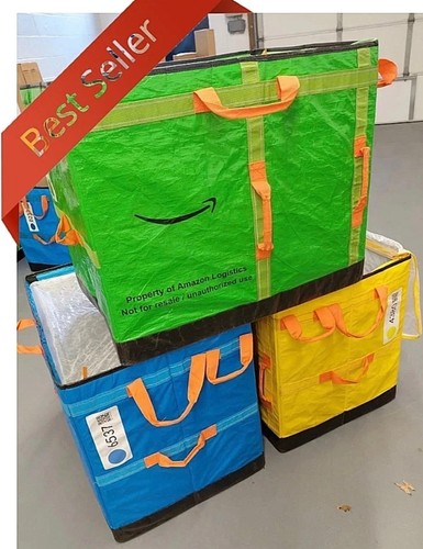 Amazon Courier Large Delivery Bag 28x23x20 | Heavy Duty Storage Tote Carrier
