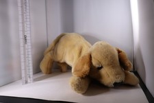 FOLKMANIS  Realistic Yellow Labrador Puppy Dog  Full Hand Puppet Plush  16in