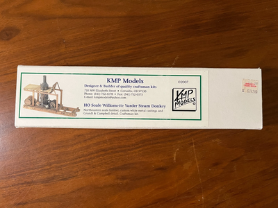 #ad KMP Models HO Willamette Yarder Loader Steam Donkey Craftsman Kit $62.99