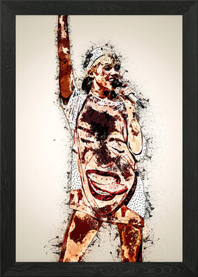 Miley Cyrus einzigartiger Stil gerahmtes Wandbild Poster Leinwanddruck Bild