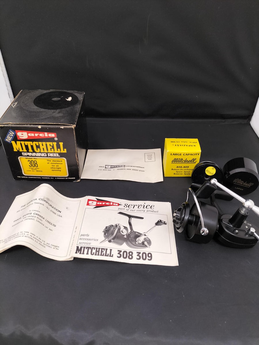 Garcia Mitchell 308 Reel Outer Box Spool Included | eBay