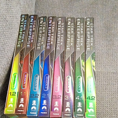 Star Trek Enterprise DVD 8 Boxen Staffel 1.1,1.2,2.1,2.2,3.1,3.2,4.1,4.2 Top