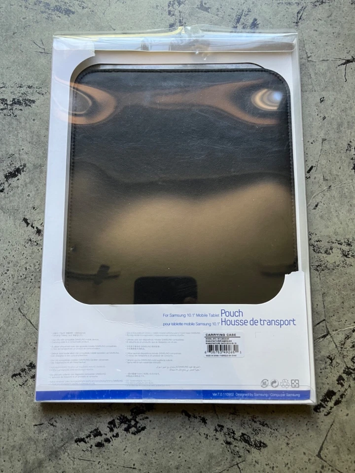 Funda protectora de cuero para Samsung Galaxy Tab 10.1 Foto 3 de 4