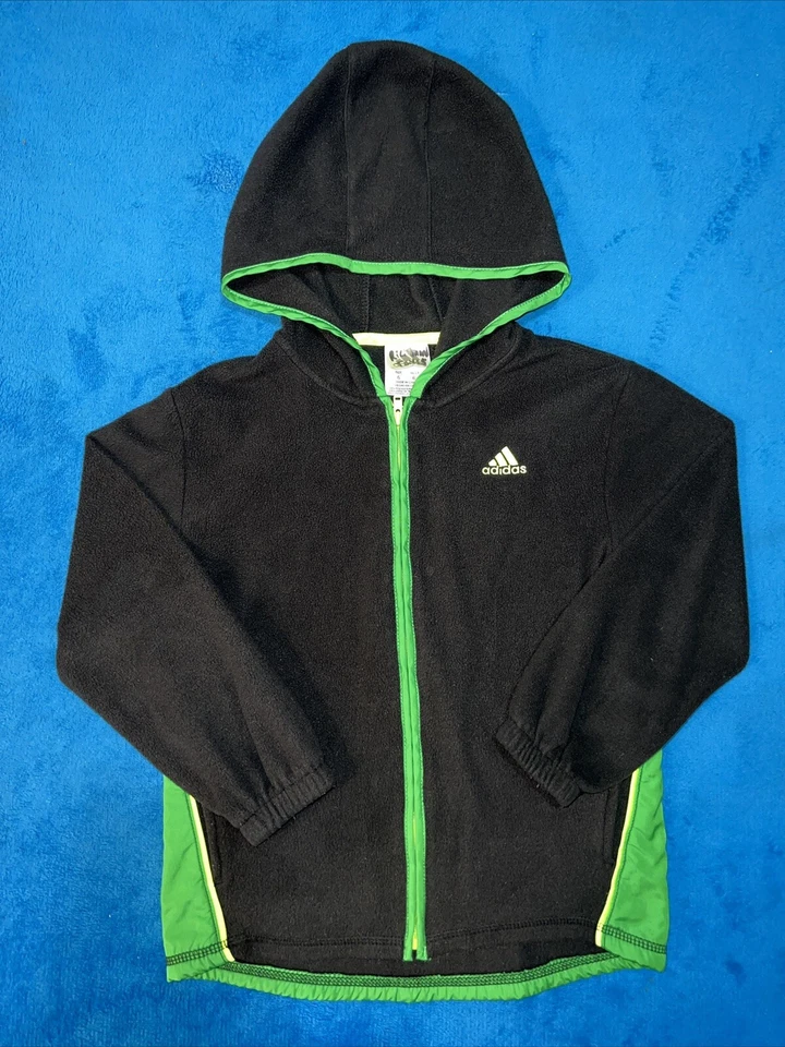 阿迪达斯全拉链连帽衫儿童连帽衫,波特兰木材,儿童 6 码免运费 — 第 2/4 张图片