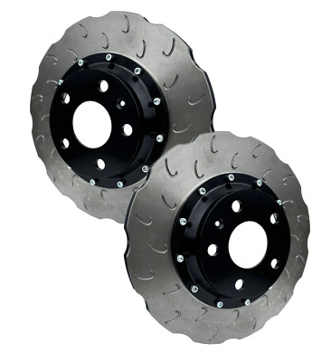 FITS AUDI TTRS [8S] REAR 2-PIECE WAVED BRAKE DISCS   310MM X 22MM