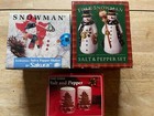 Salt And Pepper Shakers - Christmas - Lot of 3 Sets - Tienshan, Sakura, Interntl
