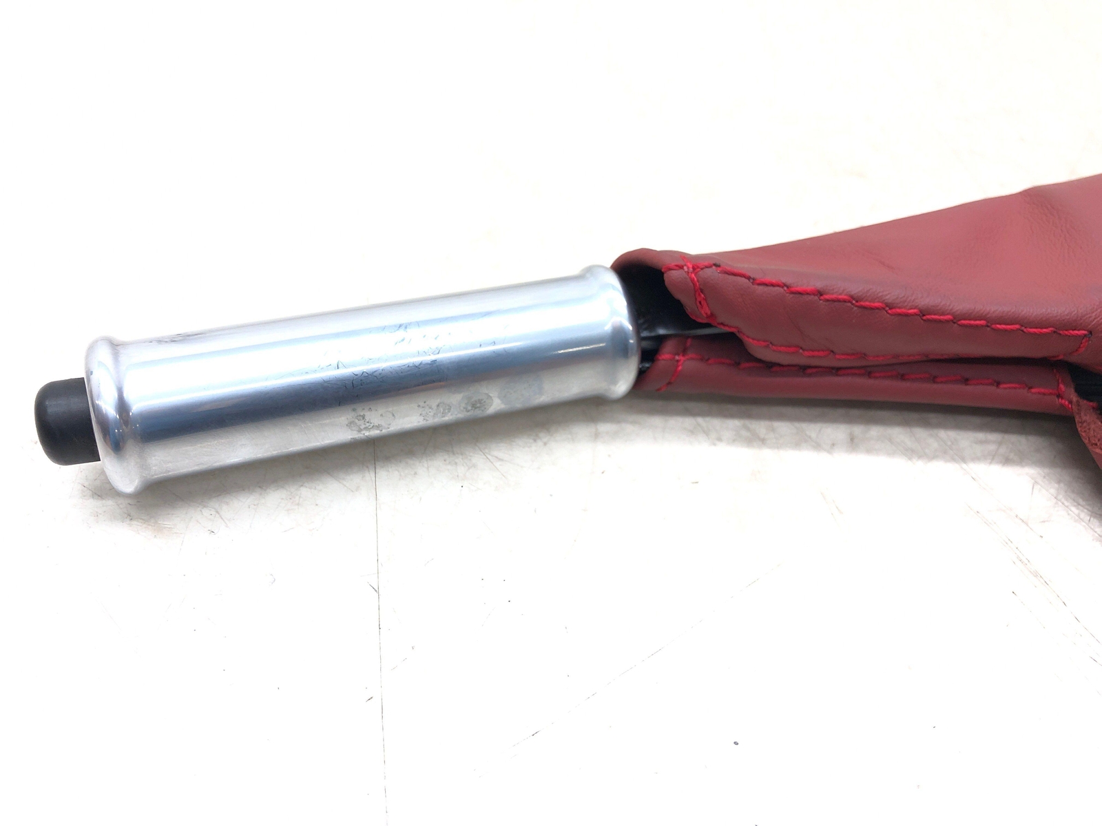 2009 ASTON MARTIN VANTAGE EMERGENCY PARKING HAND BRAKE LEVER LEATHER OEM