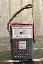 Vintage Sinclair Gasoline Dino Supreme Gas Station Promo Transistor Radio WORKS