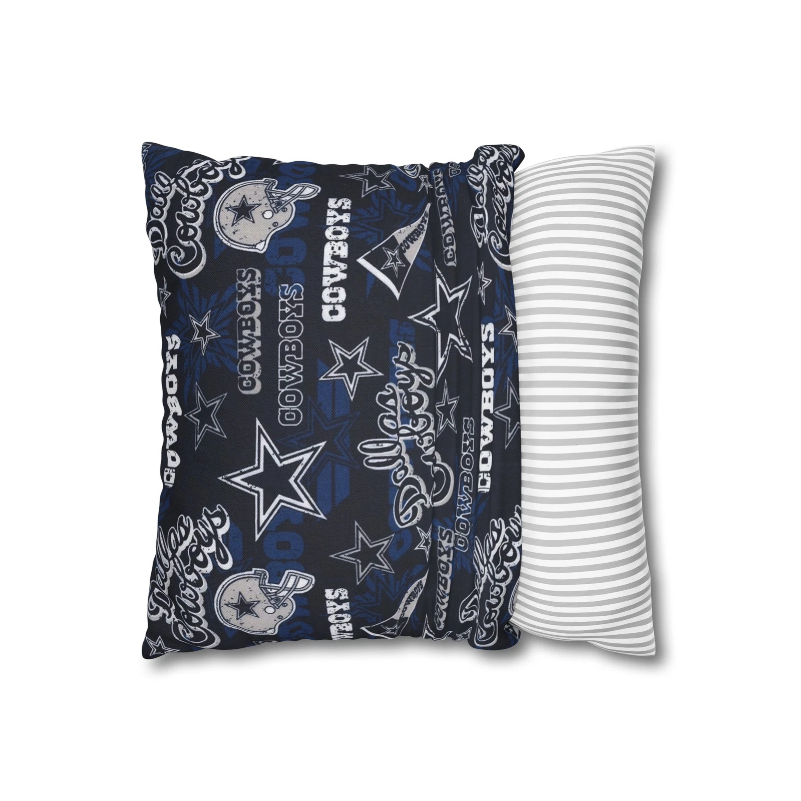 Dallas Cowboys Spun Throw Pillowcase
