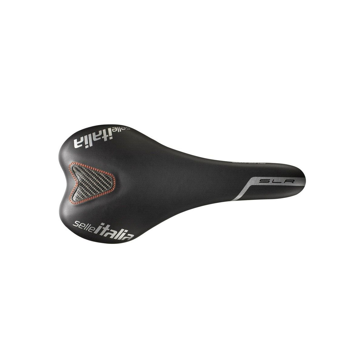 SELLE ITALIA SLR TM S1 – BLACK ROAD SADDLE – MANGANESE RAILS