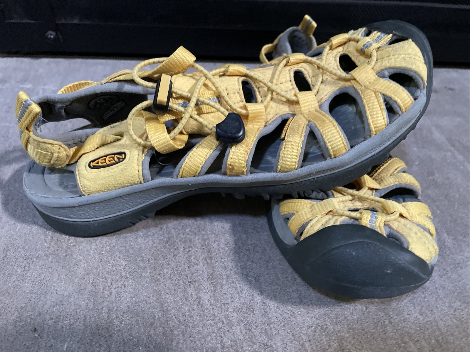 Sandali KEEN Newport H2 donna misura 8 5 gialli impermeabili escursionismo outdoor