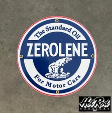 ZEROLENE Standard Oil Porcelain Sign