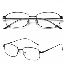 Noble Ultra-Light Titanium Reading Glasses Blue Light Blocking Men Women Readers