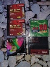 LOT DE 5 CD-R SOUS BLISTER, 2 IMATION , 1 PHILIPS, 1 LITEON, 1 RIMAX