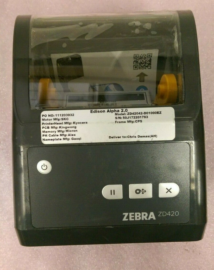 zebra zd420 out of memory