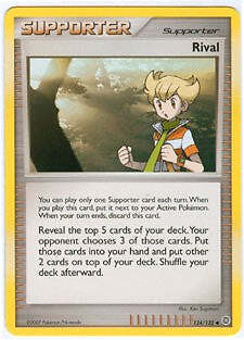 Pokemon Secret Wonders Uncommon Card - Rival 124/132
