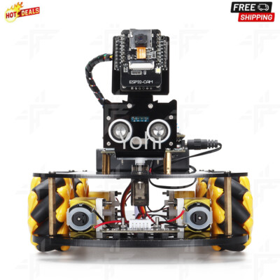 Robotic Starter Kit For Arduino Programming with ESP32 Cam and Codes Smart Kit