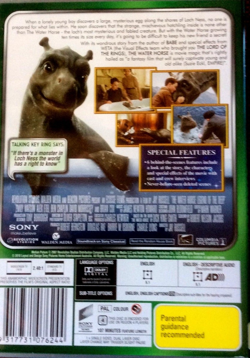 The Water Horse - Legend of the Deep (DVD, 2008) PRE-OWNED