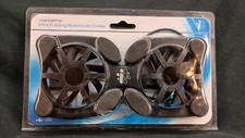 Iconcepts Mini Dual Folding Usb Laptop Fan For Laptop Notebook Or Tablet