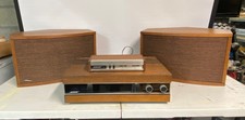 Vintage Bose 901 System Complete With Original Wiring And Tulip Stands.