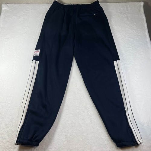 Vintage NYC SPORT Co. Joggers Sweatpants Mens Large Blue Drawstring Sporting - Picture 5 of 13