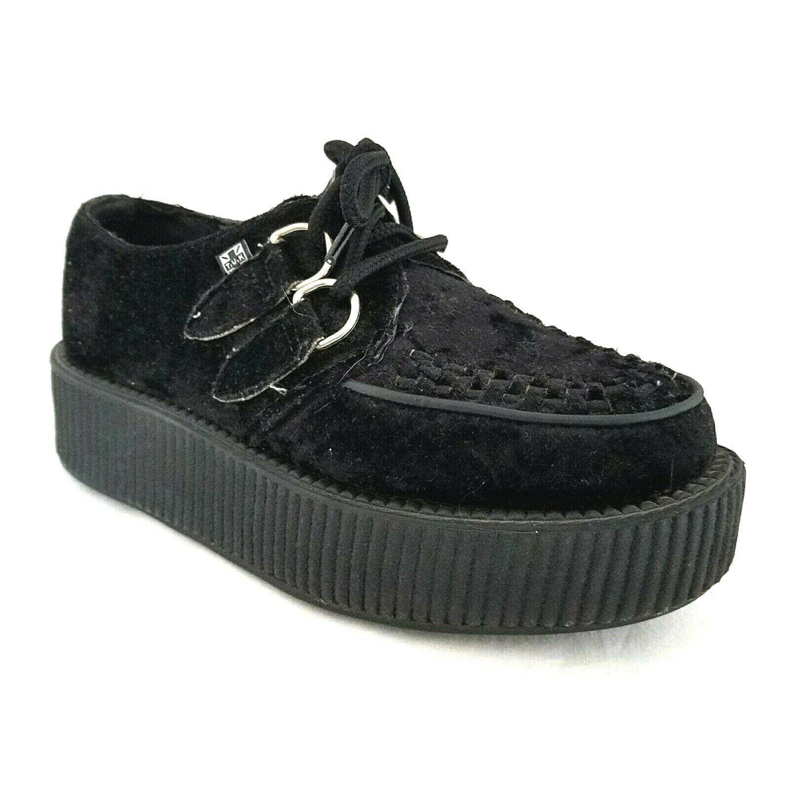 . Shoes Platform Black Velvet VIVA Creepers Men's US 4 Women's US 6 EU  37 | eBay