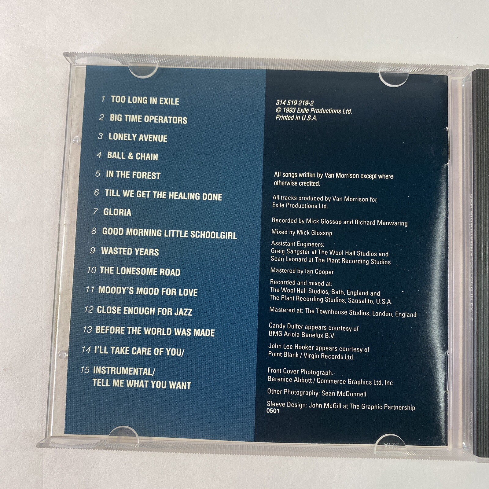 Too Long In Exile By Van Morrison (CD, 1993, Polydor Records) Rock Pop  731451921926 | eBay