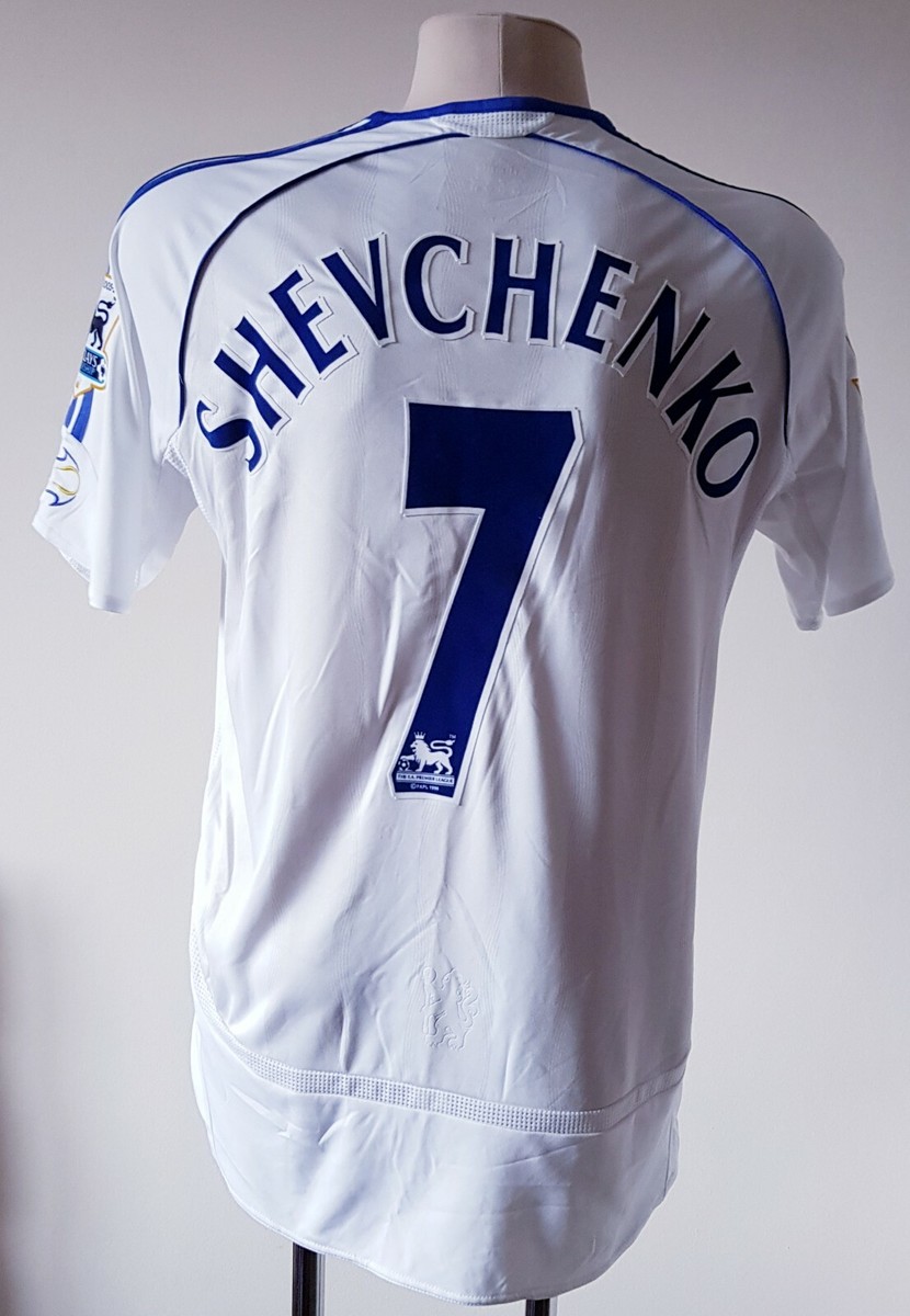 Chelsea FC Shevchenko 7 Tシャツ 2006-08 Chelsea Home Shirt Shevchenko #7 - 6/10 - (L)