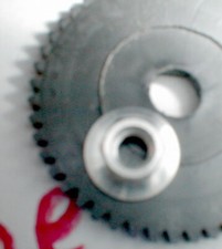 Cox 5/16" Flange Nut for Slot Car Spur Gear with HEX Hole 5:40 for 1/8" Axle NOS