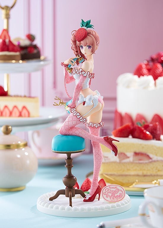 Cake Fairies Strawberry　ガレージキット　塗装済フィギュア WeArtDoing Cake Fairies Strawberry Ver Dessert Decor Figure by