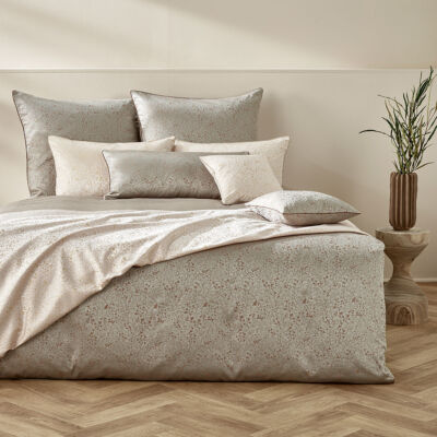 Curt Bauer Mako Brokat Damast Bettwäsche Programm Love 9054-1155 agave