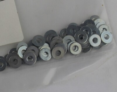 #ad 100Pcs FABORY #2 Washers Zinc Plated Carbon Steel for Machine Screws $1.09