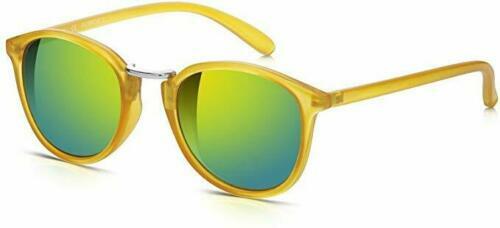 Sunglass Junkie Womens & Mens Retro Funky Mirrored Round Lens Sunglasses RRP £39 image 2