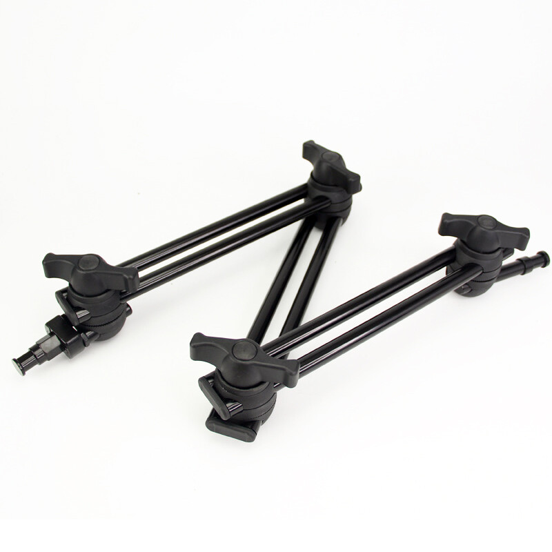3-Section Double Articulated Arm Adjustable Extension Bracket With 5/8