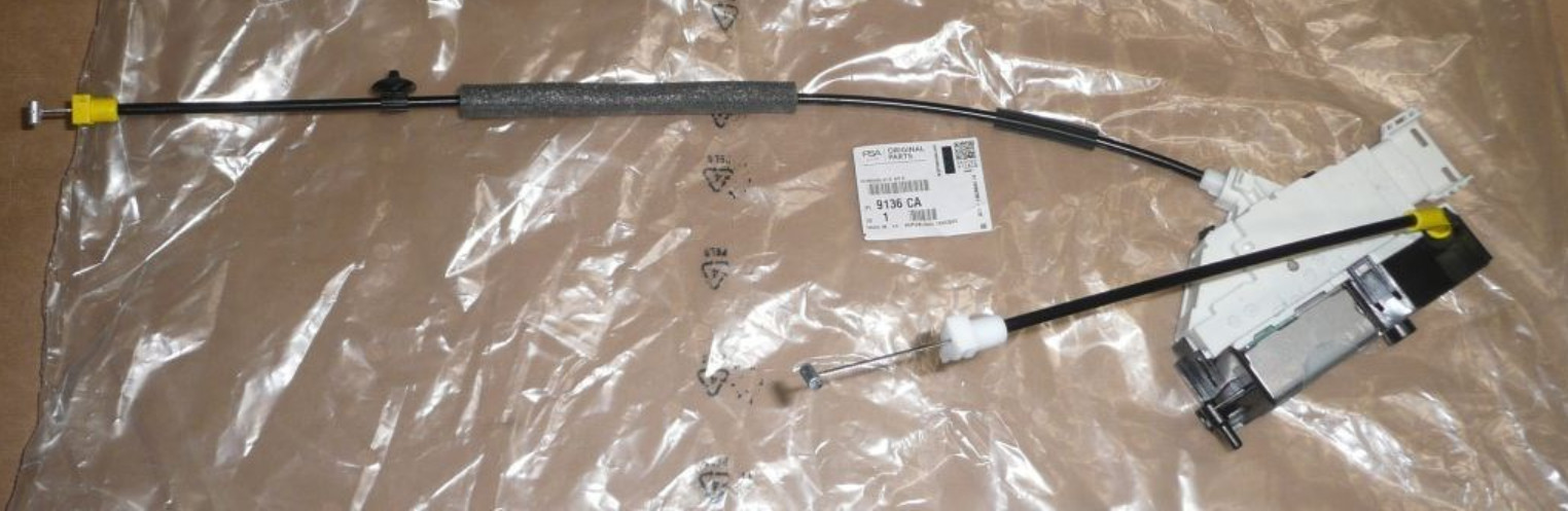 Serrure de porte avant droite d'origine PSA 9136.CA pour Expert 3 et Jumpy 3