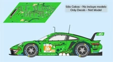Decals Porsche 991 RSR Le Mans 2023 1:32 1:43 1:24 1:18 911 Slot Rexy decals