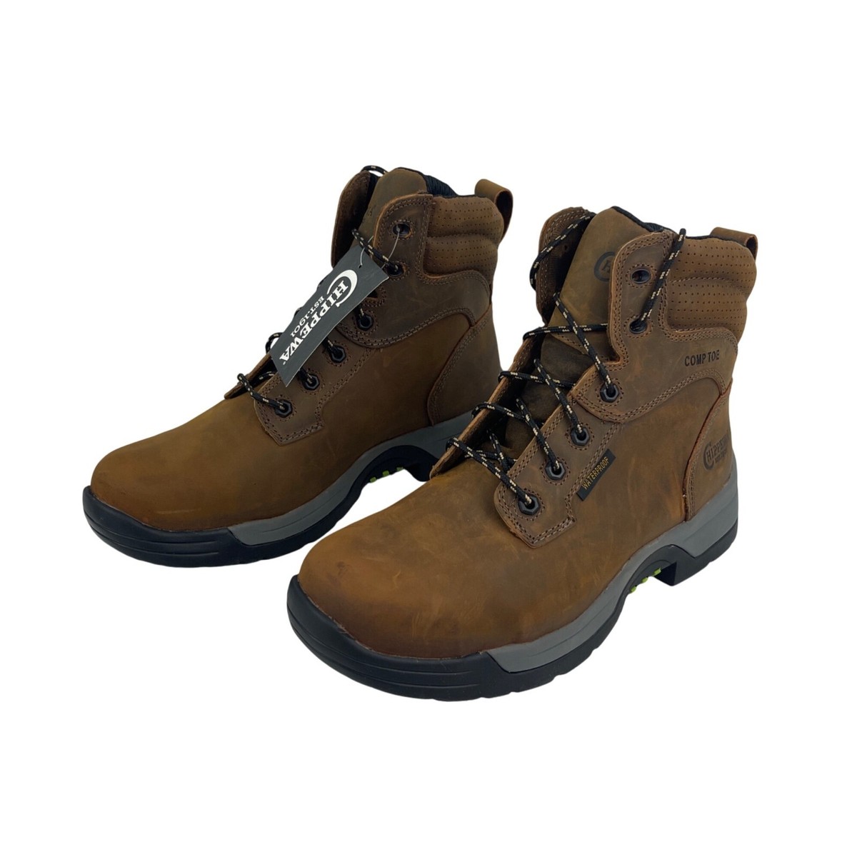 Frye‎ X Coach Jackson Boots Shoes Brown Leather Men\'s 10.5 10.5D 01640 GUC 16421 Steel toe boots main image 2