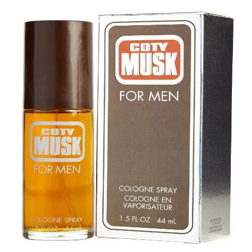 Coty Musk by Coty 1.4 / 1.5  oz Cologne for Men Brand New Boxed