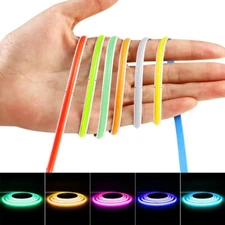 5mm Ultra Thin DC12V Colorful COB LED Strip Light Home Room Closet DIY Car Decor