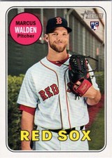 2018 Topps Heritage #605 Marcus Walden RC Boston Red Sox