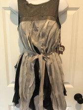 Juniors PRINCESS VERA WANG Party Dress Gray Black Mesh Embellished  Sz 3 $78 NWT