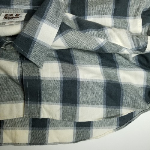 Ely Cattleman Western Plaid Shirt Long Sleeve Size XXL - Picture 9 of 10