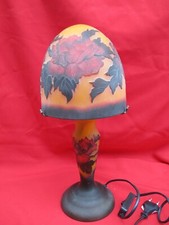 Lampe champignon verre multicouches dans le goût de ECOLE DE NANCY