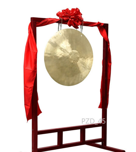 32 inch / 80cm yellow gongs, wind Gong hand made gongs, good sound + Gong hammer - Picture 3 of 3