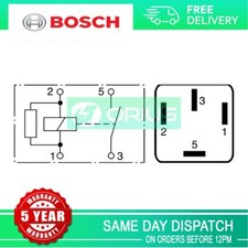 Fits Ford Vauxhall Audi Mercedes + Other Models Bosch Micro Relay
