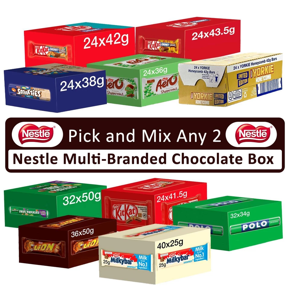 Nestle Pick & Mix Any 2 Multi-Branded Box - Choose 2 Boxes Of Your Choice