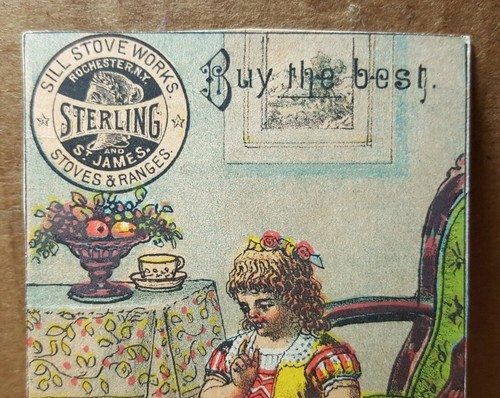 Vintage Victorian Trade Card - Sterling Stoves & Ranges - Picture 3 of 7